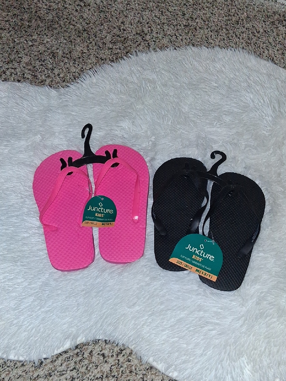 Juncture Kids Flip Flop Pack - Pink & Black